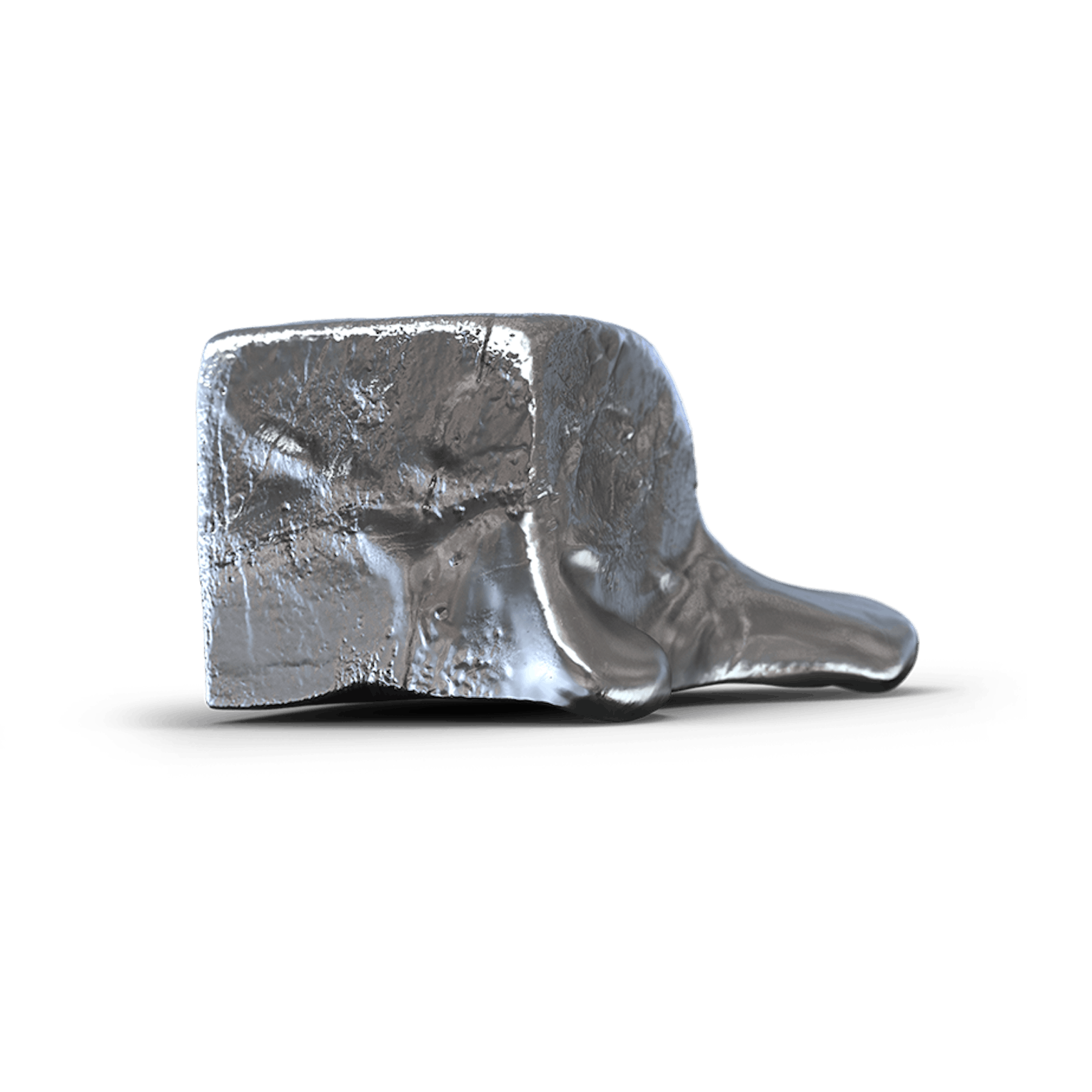 Gallium schmilzt bereits bei 30° - also auch in der Hand. Sparen auch Sie in Technologiemetalle mit den Sparplänen von Golden Gates.