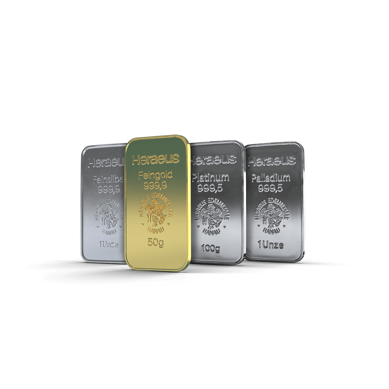 Edelmetallbarren und Anlagebarren bei Golden Gates