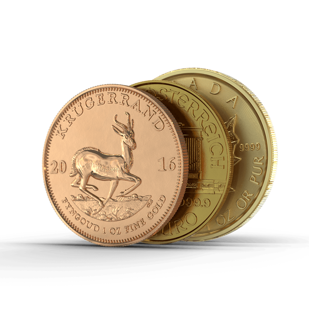 Gold- und Silbermünzen kaufen via Sparplan oder Einmalkauf.