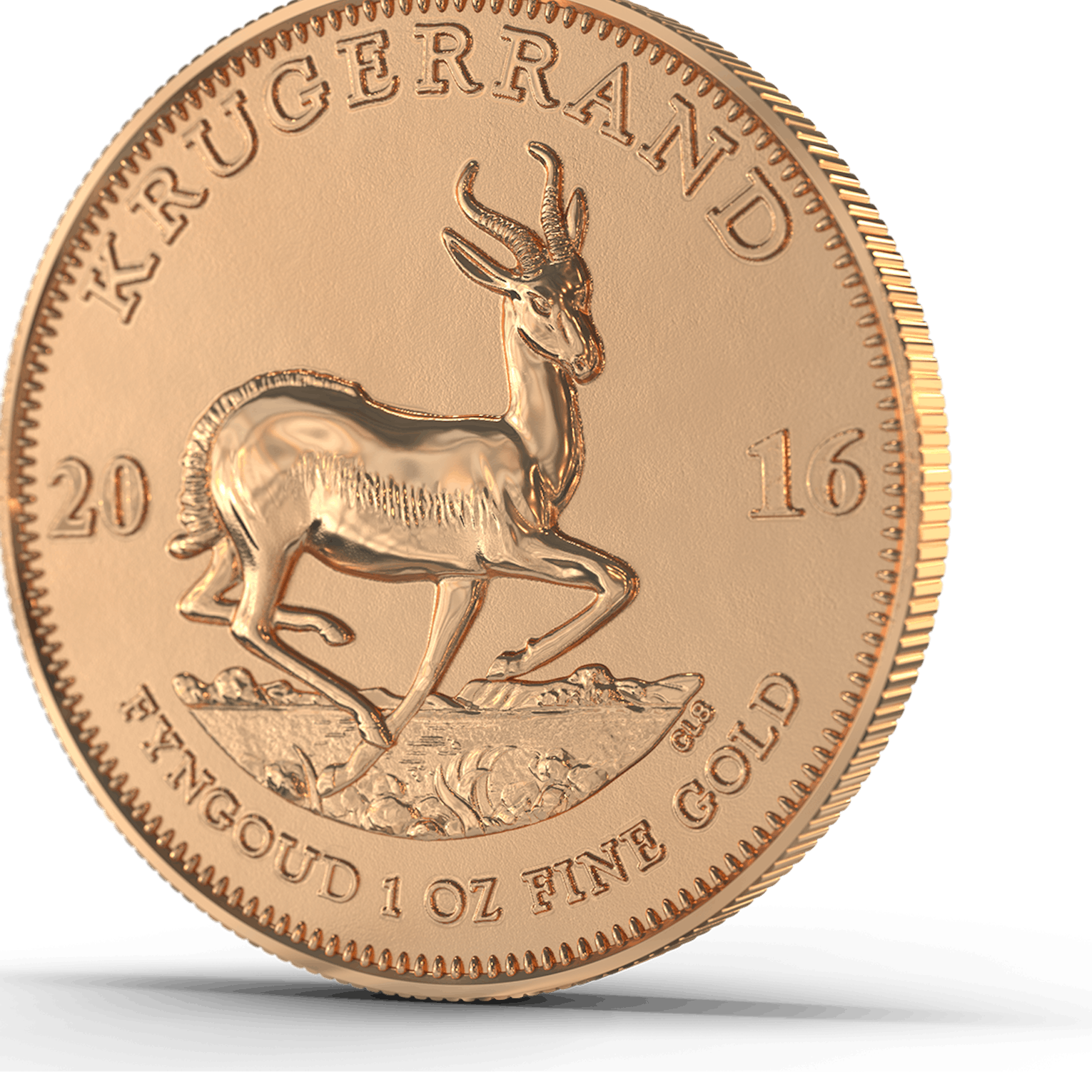 The Krugerrand from South Africa is the most famous investment gold coin in the world today.