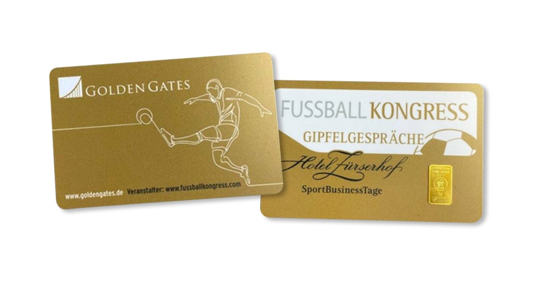 Personalisierte Goldverpackung für Ihr Goldgeschenk, von Golden Gates.
