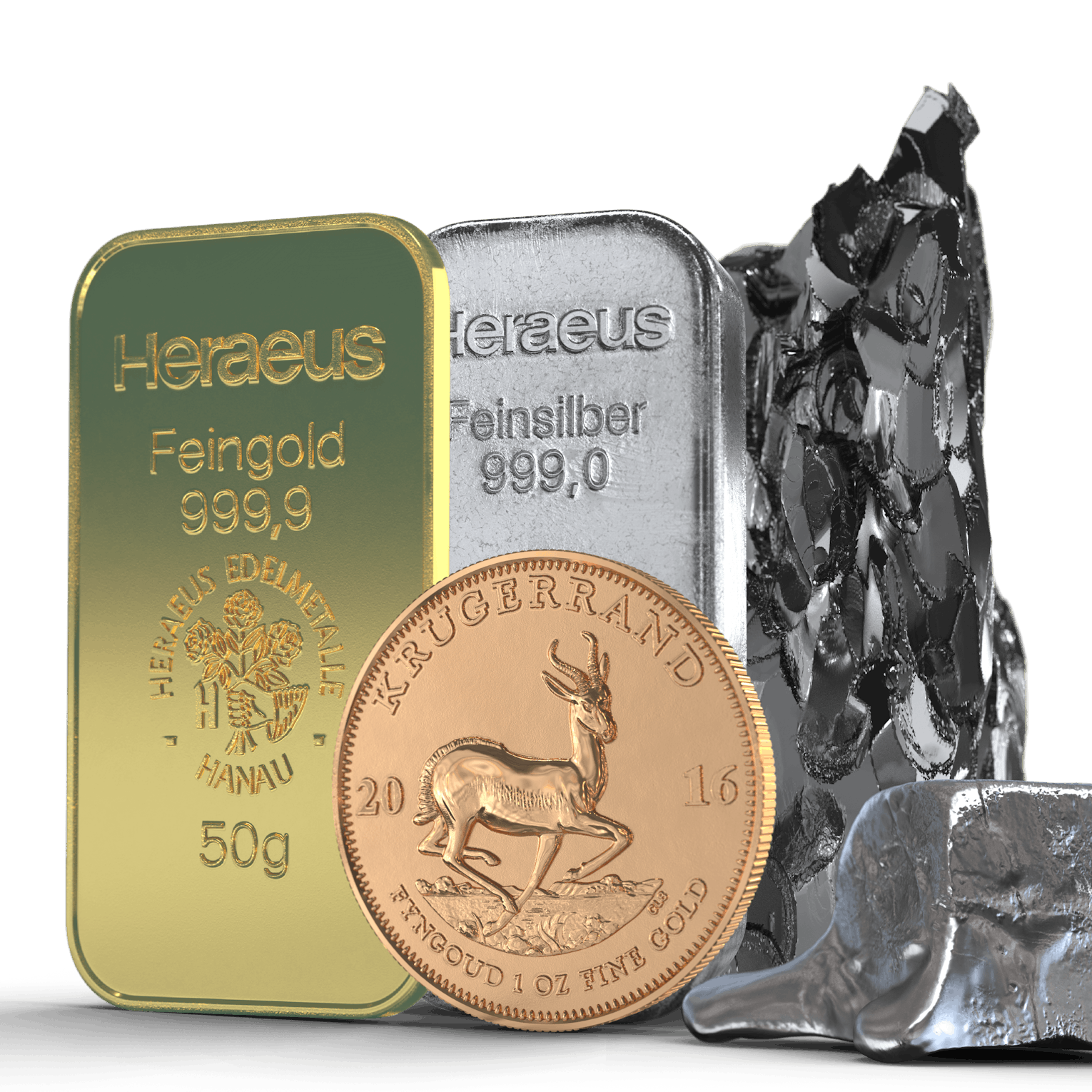 Geld anlegen in den Metallmix von Golden Gates