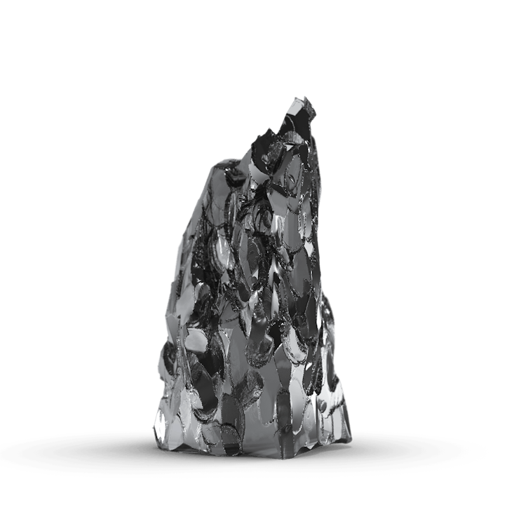 Hafnium ist ein silberglänzendes, seltenes und dehnbares Schwer- und Technologiemetall.