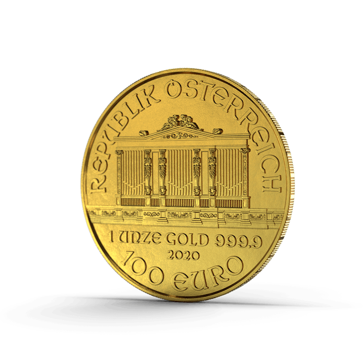 Die österreichische Goldmünze Wiener Philharmoniker gibt es seit 2008 in Silberprägung.